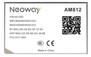 Новый 3G/GPS/ГЛОНАСС/Wi-Fi/Bluetooth модуль Neoway AM812